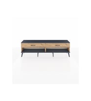 Arges TV Ünitesi 2 Çekmeceli  176x30x51 Çam-Antrasit/Çam
