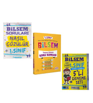 Editör 1. Sınıf Bilsem Soru ve Zeki Çocuk Bilsem Soruları Nasıl Çözülür ile Deneme Seti 3 Kitap