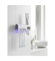 TECHMRT UV Sterilizasyonlu Duvara Monte Otomatik Diş (03450) Fırçası Tutucu