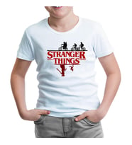 Stranger Tshings - Beneath Beyaz Çocuk Tshirt