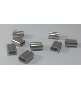 Abalone 1.20 mm Kısa Misina Sıkma Klipsi 20 Adet