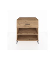 Kronos Şifonyer Tek Raflı Tek Çekmeceli 88x59x96 Çam-Çam