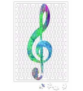 Nota Müzik Puzzle 240 Parça Yapboz
