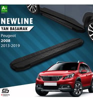 S-Dizayn Peugeot 2008 NewLine Siyah Yan Basamak 173 Cm 2013-2019 A+ Kalite
