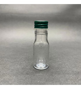 10 cc Plastik Şişesi  - Yeşil Metal Kapaklı - 10 ml  Plastik Şişesi x 10 adet