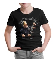 Metallica - James Guitar Siyah Çocuk Tshirt