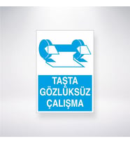 Taşta Gözlüksüz Çalışma 21x28 Arkası Yapışkanlı Levha