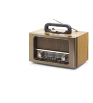 Bluetooth Nostaljik Hoparlör Fm Kumandalı 31 X 17.7 X 19.9 Cm NS6670BT