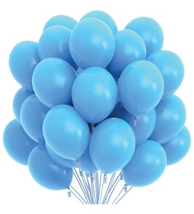 Açık Mavi Renkli Pastel Balon Doğum Günü Helyumlu 20 adet