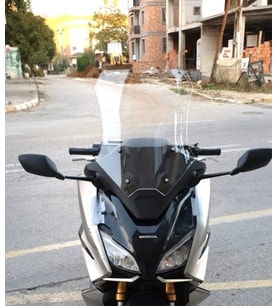 MOTOCAM Honda Forza NSS 750 Ön Cam 2021-2023 Model 60cm Şeffaf Renkli 4mm