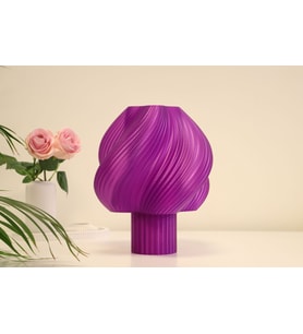 MODERN PEMBE ABAJUR (Mor)