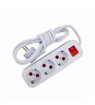 Anahtarlı Topraklı 3'lü Priz (3 Metre)
