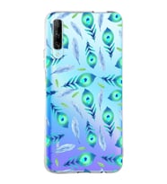 PrintiFy Huawei P Smart Pro ile Uyumlu 1mm Slim Fit Nazar Boncuğu 3 Baskılı Şeffaf  Kılıf