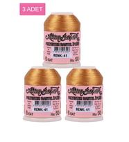 3 Adet Altınbaşak Oya ve Dantel İpi 20 gr - Royaleks - No: 041