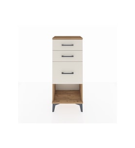 Arges Komodin 3 Çekmeceli 44x30x106 Çam-Aytaşı