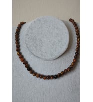 6 MM KAPLANGÖZÜ DOĞAL TAŞ KOLYE