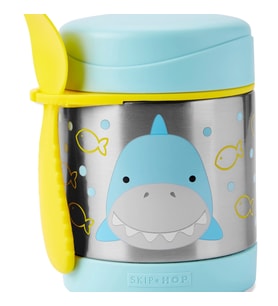 Skip Hop Zoo Paslanmaz Çelik Termos 325 ml Köpek Balığı