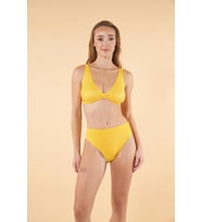 Estiva Kemerli Kruvaze Bikini Takımı - Limon
