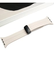 Ally Apple Watch 7-8 45mm 6-5-4 44mm Watch Ultra 49mm Manyetik Uçlu Silikon Kayış Kordon 3-2-1 42mm-