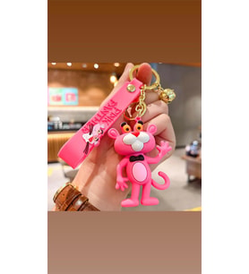 Pink Pembe Panter Anahtarlık ve Çanta Aksesuarı