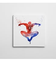 Spider Man Kare Kanvas Tablo