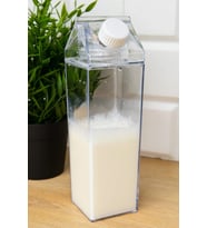 500 Ml Mika Süt Kabı Şeffaf