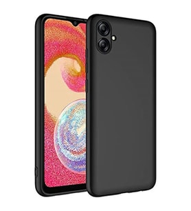 Coverzone Samsung Galaxy A04E ?le Uyumlu K?l?f Z-Mara Lansman Vieri Tam Koruma Arka Kapak Kamera Koruma �?k?nt?l? P�r�zs�z Y�zey Siyah