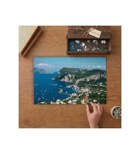 Dağ - Deniz Manzarası - Doğa Tasarımı 240 parça Ahşap Puzzle Ahşap Kutuda MP01553
