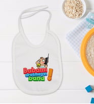 BK Kids Babamı Aratmayın Bana Tasarımlı Bebek Mama Önlüğü - Model 1