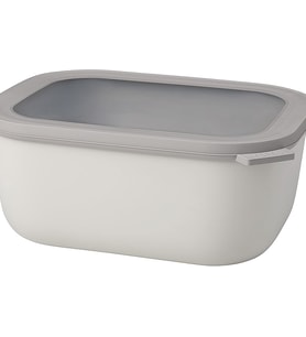 Mepal - Multi Bowl Cirqula Rectangular - Kapaklı Saklama Kabı - Buzdolabı Için Hava Geçirmez Saklama