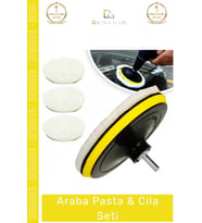 #PastaCila Yüksek Performans Profesyonel Parlaklık Yün Keçe Sünger Derin Çizik Giderme Araba Pasta C