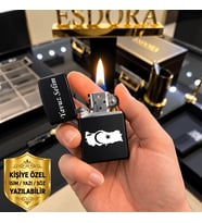 Kişiye Özel Zippo Çakmak İsim Yazılı Hediyelik Çakmak Sevgiliye Babaya Erkek Hediye