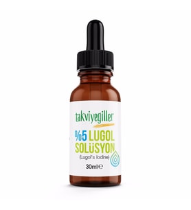 Takviyegiller %5 Lugol Solüsyon 30 ml (Turuncu)