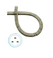 Hematit Taşı Yassı Dikdörtgen Kesim Sarı 6x2mm Doğal Taş Dizi