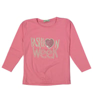 Kız Çocuk Mevsimlik Kalpli Fashion Sweatshirt BGL-ST03652