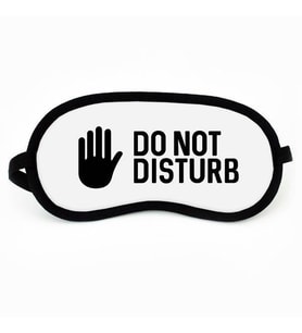 Do Not Disturb Mesajlı Göz Bandı