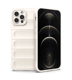 Newface Apple iPhone 12 Pro Kılıf Optimum Silikon - Krem