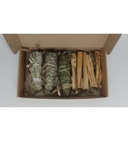 Doğal Ağaç ve Bitki Tütsü Seti ( Adaçayı-Lavanta-Ardıç-Palo Santo )