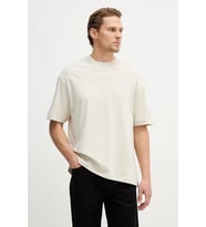 Guess Kısa Kollu Kontrast Yakalı Örgü Erkek Bej Top M6RP09KA260-A913