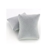 Süet Kumaş Gri Renk 5 Adet 8/8 Cm Takı Yastığı