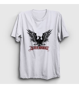 Presmono Unisex Beyaz Logo Alter Bridge T-Shirt 438593tt (Beyaz)