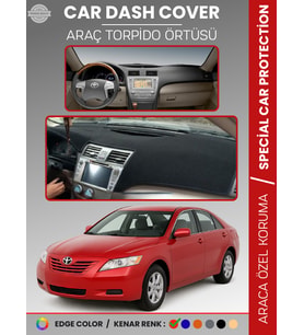 TOYOTA CAMRY (2006-2012) Torpido Örtüsü Ön Göğüs Halı Torpido Koruma Tam Uyum Çatlamayı Önler Kaymaz