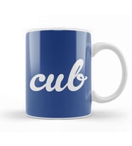 Cub Slogan Kupa Bardak Porselen