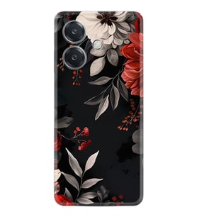 Oppo A3 Kılıf Boutique Baskılı Resimli Non Flowers Pcode -001