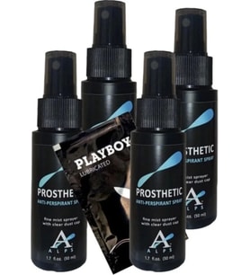 Süper Prosthetic 4 Tane Anti Kokusu Sprey Anti-Perspirant Spray 50 ml + Yanında Jel 50 ml