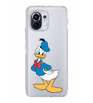 Xiaomi  Mi 11  Kamera Korumalı Kapak Donald Duck Tasarımlı Şeffaf  Kılıf