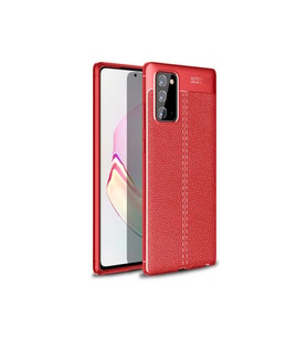 Samsung Galaxy Note 20 Uyumlu Kılıf Zore Niss Silikon Kapak (Kırmızı)