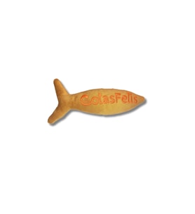 ColasFelis Big Fish El Yapımı Kedi Oyuncağı 17 x 5 cm (Sarı)