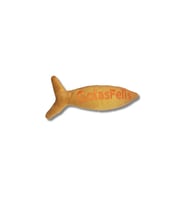 ColasFelis Big Fish El Yapımı Kedi Oyuncağı 17 x 5 cm (Sarı)