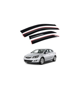 opel astra j hb 2009-2017 uyumlu mugen tip 4 lü cam rüzgarlığı